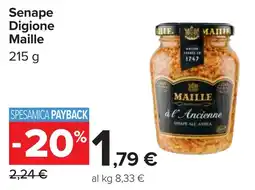 Carrefour Senape Digione Maille offerta