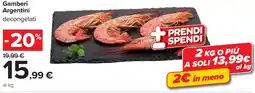 Carrefour Gamberi Argentini decongelati offerta