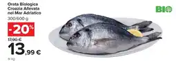 Carrefour Orata Biologica Croazia Allevata nel Mar Adriatico offerta