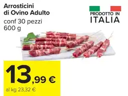 Carrefour Arrosticini di Ovino Adulto offerta