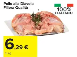 Carrefour Pollo alla Diavola Filiera Qualità offerta