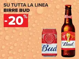 Carrefour Su tutta la linea BIRRE BUD offerta