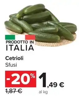 Carrefour Market Cetrioli offerta