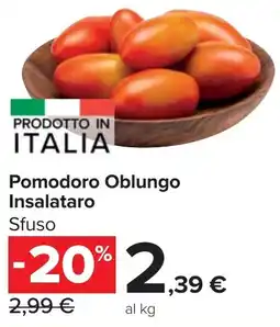 Carrefour Market Pomodoro Oblungo Insalataro offerta