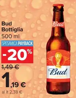 Carrefour Market Bud Bottiglia offerta