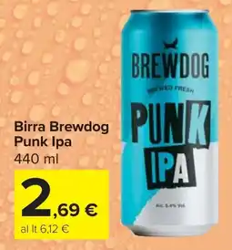 Carrefour Market Birra Brewdog Punk Ipa offerta