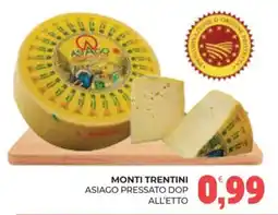 Eté Monti trentini asiago pressato dop offerta