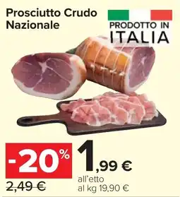 Carrefour Market Prosciutto Crudo Nazionale offerta