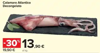Carrefour Market Calamaro Atlantico Decongelato offerta