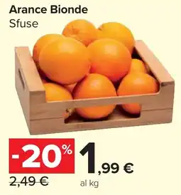 Carrefour Market Arance Bionde offerta