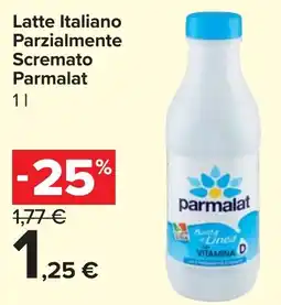Carrefour Market Latte Italiano Parzialmente Scremato Parmalat offerta