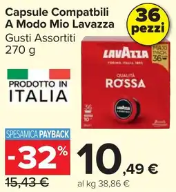 Carrefour Market Capsule Compatbili A Modo Mio Lavazza offerta