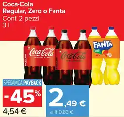 Carrefour Market Coca-Cola Regular, Zero o Fanta offerta