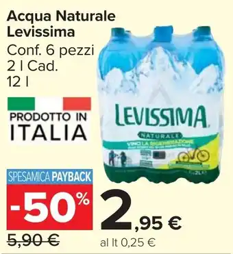 Acqua Naturale Levissima