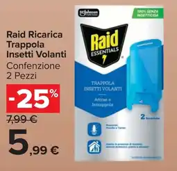 Carrefour Market Raid Ricarica Trappola Insetti Volanti offerta