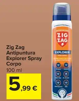 Carrefour Market Zig Zag Antipuntura Explorer Spray Corpo offerta