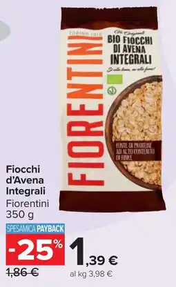 Carrefour Market Fiocchi d'Avena Integrali Fiorentini offerta