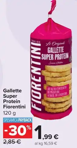 Carrefour Market Gallette Super Protein Fiorentini offerta