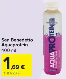 Carrefour Market San Benedetto Aquaprotein offerta