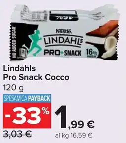 Carrefour Market Lindahls Pro Snack Cocco offerta