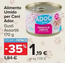Carrefour Market Alimento Umido per Cani Adoc offerta