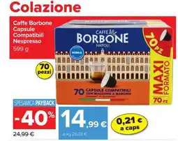 Carrefour Caffe Borbone Capsule Compatibili Nespresso offerta
