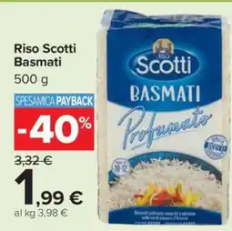 Carrefour Riso Scotti Basmati offerta