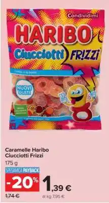 Carrefour Caramelle Haribo Ciucciotti Frizzi offerta