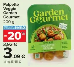 Carrefour Market Polpette Veggie Garden Gourmet offerta