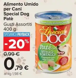 Carrefour Market Alimento Umido per Cani Special Dog Patè offerta