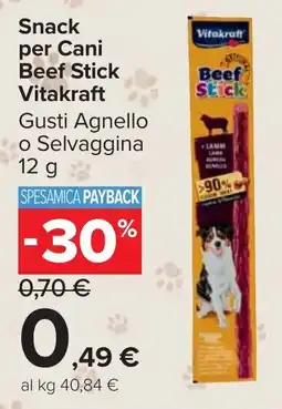 Carrefour Market Snack per Cani Vitakraft offerta
