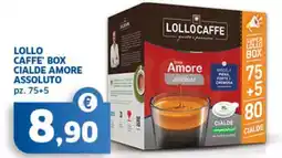 Sigma Lollo caffe' box cialde amore assoluto offerta