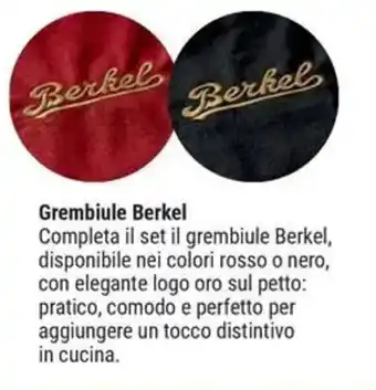 Grembiule Berkel
