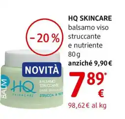 dm drogerie markt HQ SKINCARE balsamo viso struccante e nutriente offerta
