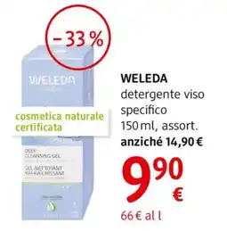 dm drogerie markt WELEDA detergente viso specifico offerta