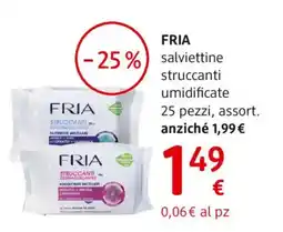 dm drogerie markt FRIA salviettine struccanti umidificate offerta
