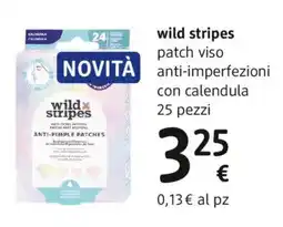 dm drogerie markt wild stripes patch viso anti-imperfezioni con calendula offerta