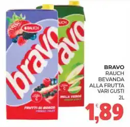 Eté Bravo rauch bevanda alla frutta offerta