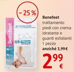 dm drogerie markt Benefeet trattamento piedi con crema idratante e offerta