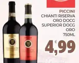 Eté Piccini chianti riserva oro docg superior docg oro offerta