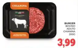 Eté Burger bovino aduto chianina offerta