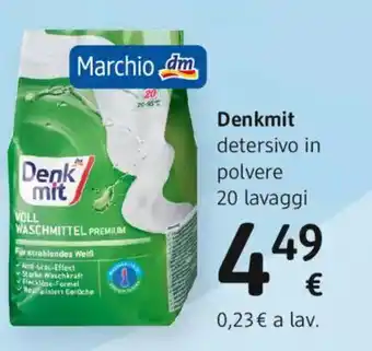 dm drogerie markt Denkmit detersivo in polvere offerta