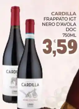 Eté Cardilla frappato igt nero d'avola doc offerta
