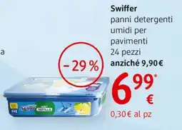 dm drogerie markt Swiffer panni detergenti umidi per pavimenti offerta