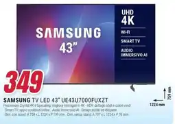 Trony SAMSUNG TV LED 43" UE43U7000FUXZT offerta