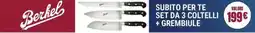 Trony Berkel subito per te set da 3 coltelli + grembiule offerta