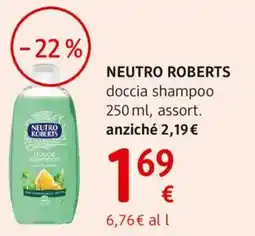 dm drogerie markt NEUTRO ROBERTS doccia shampon offerta