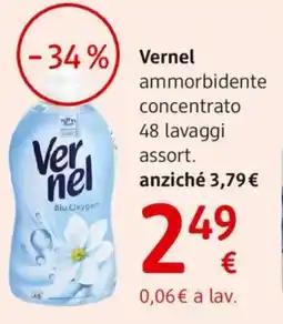 dm drogerie markt Vernel ammorbidente concentrato offerta