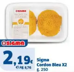Sigma Sigma Cordon Bleu X2 offerta