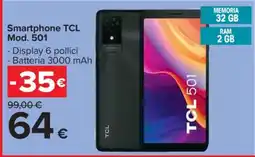 Carrefour Smartphone TCL Mod. 501 offerta